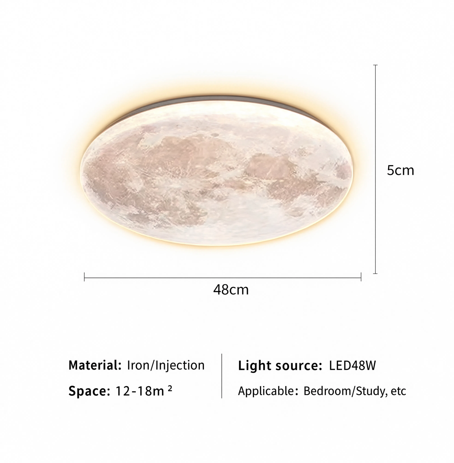 Nordic Moon LED Ceiling Light | Lunalight