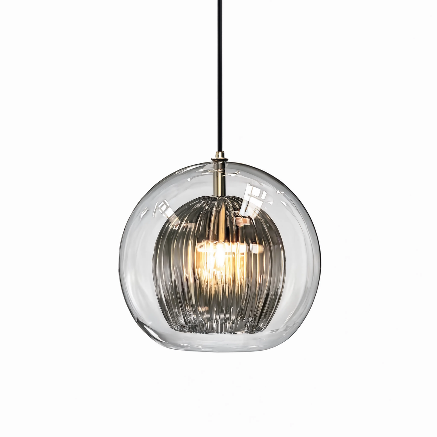Glass Ball Pendant Light