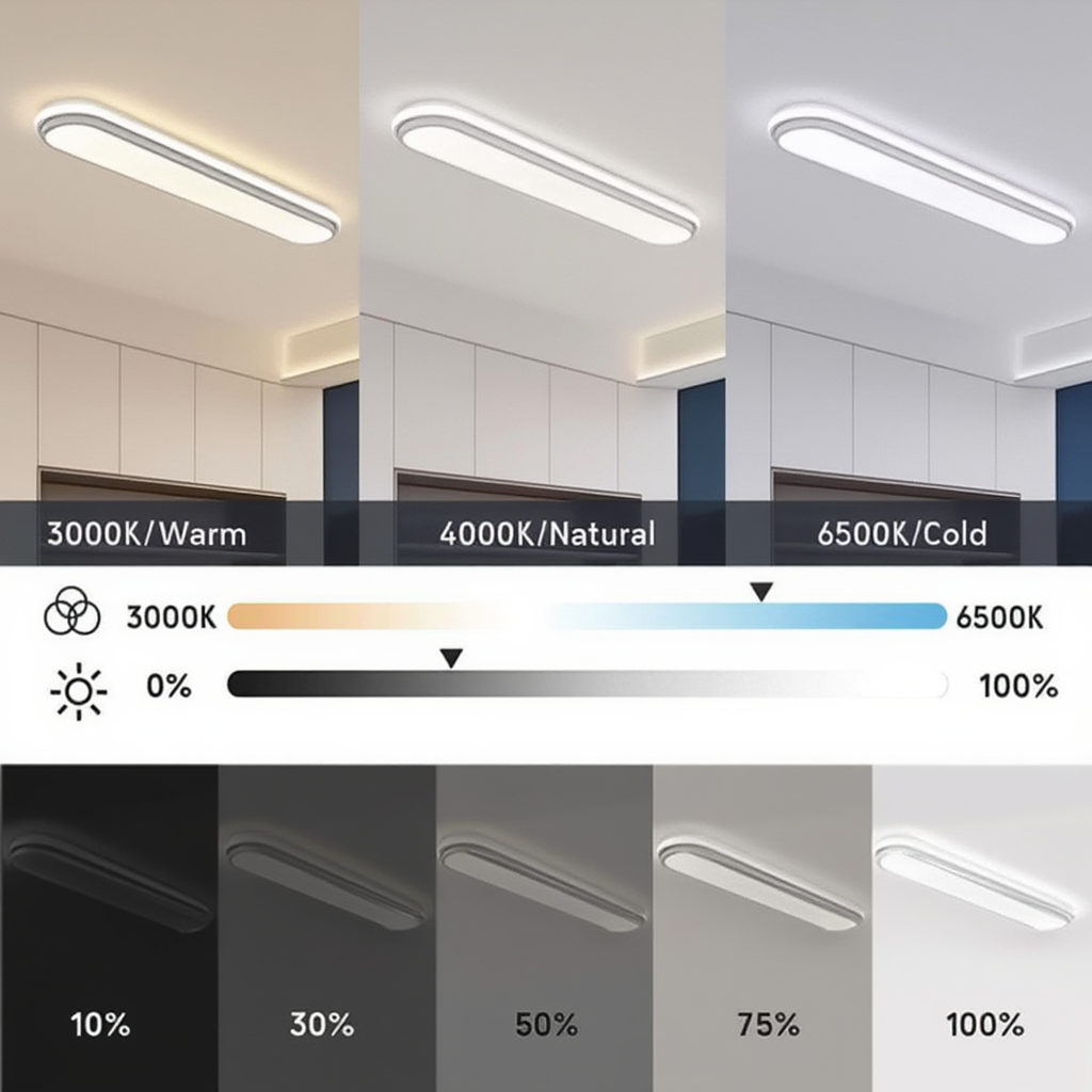 Linear Smart LED Ceiling Light 72cm | Lunalight