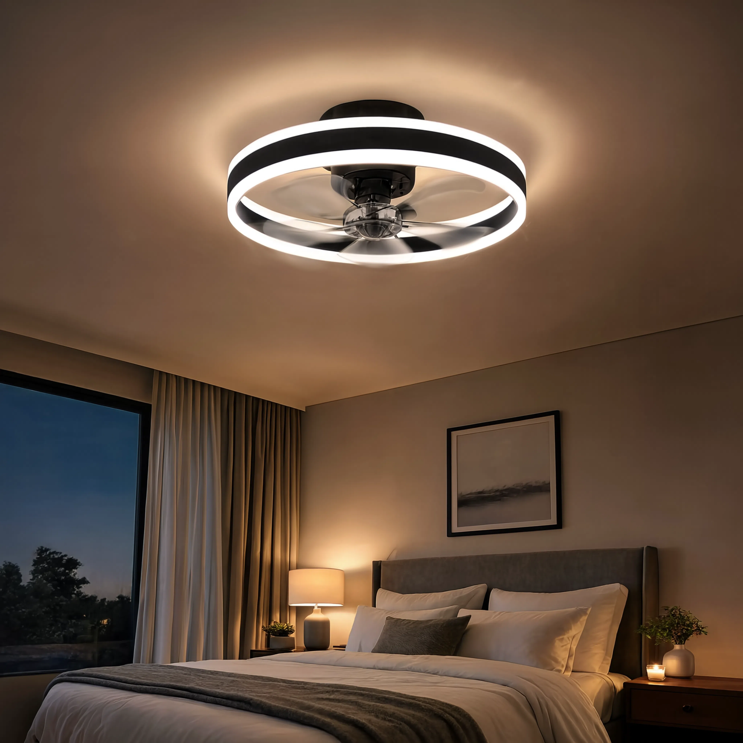 50cm Smart LED Ceiling Light Fan Remote Control