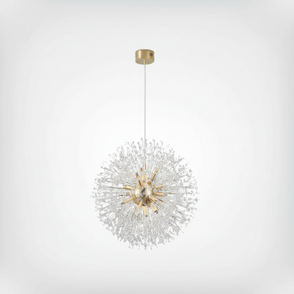 Dandelion Crystal Pendant Light | G9 | 60cm Sphere