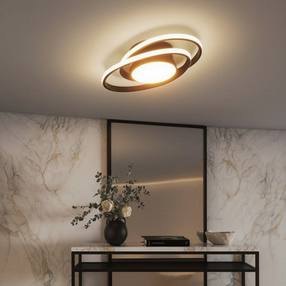 Black Orbit LED Ceiling Light