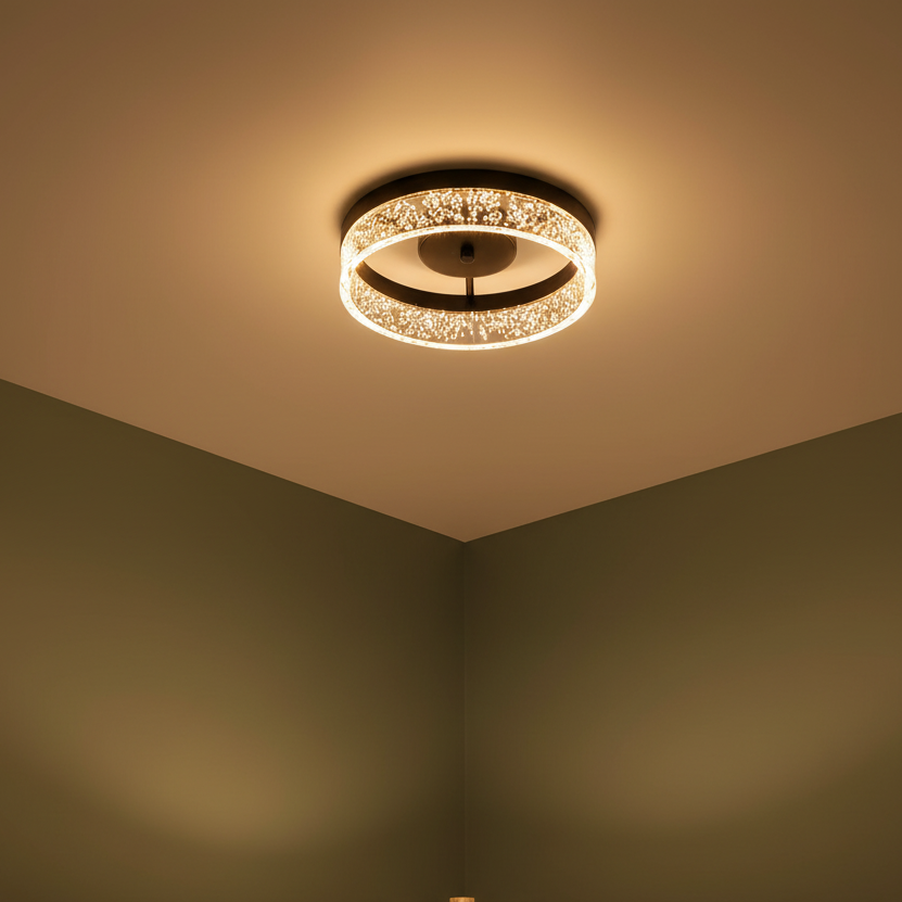 Bubble LED Flush Ceiling Light 30cm | Warm White | 20W