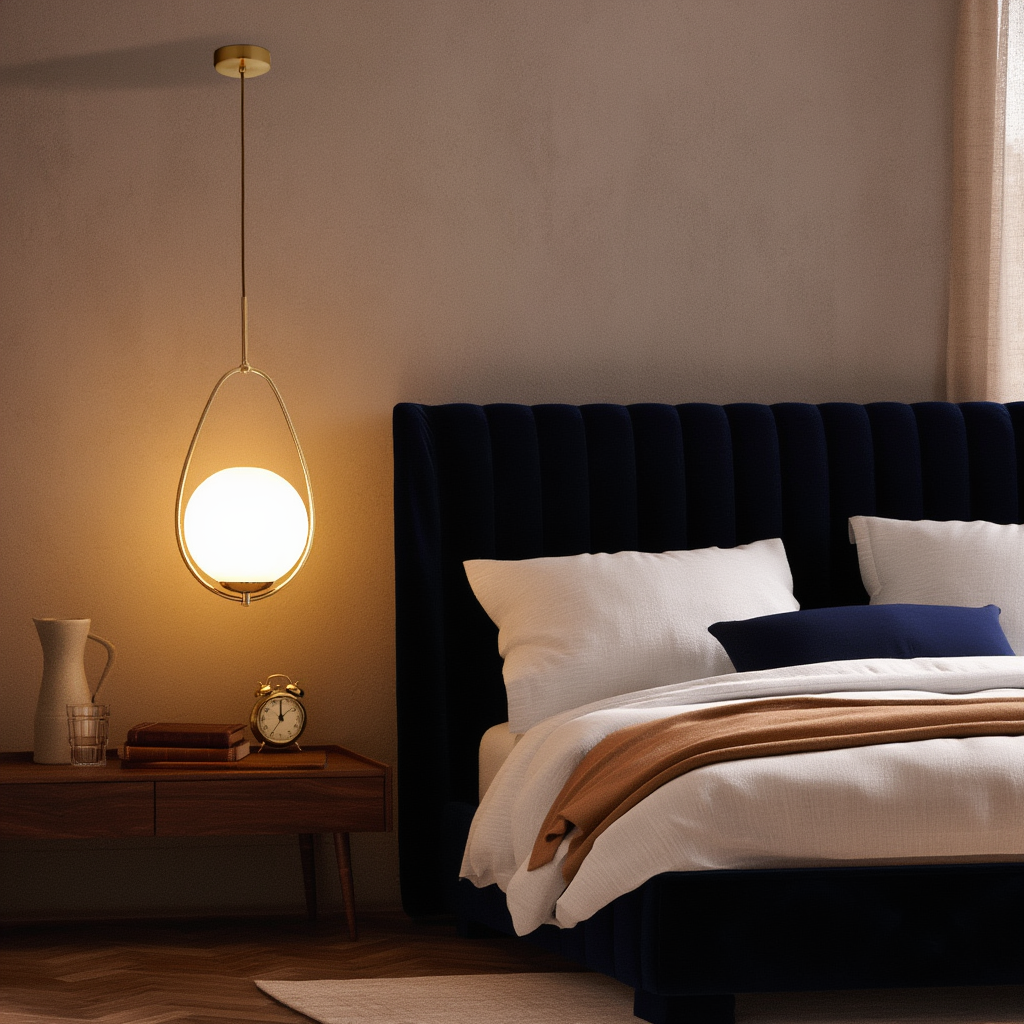 Gold LED Globe Pendant Light | Lunalight