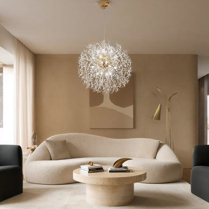 Dandelion Crystal Pendant Light | G9 | 60cm Sphere