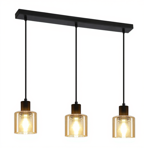 3-Light Glass Pendant Light | Lunalight
