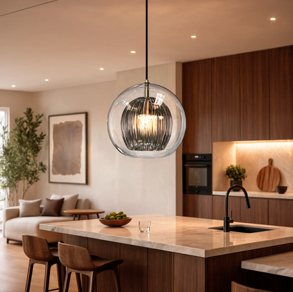 Glass Ball Pendant Light