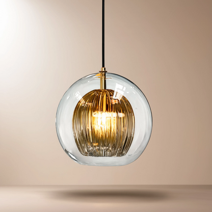 Glass Ball Pendant Light