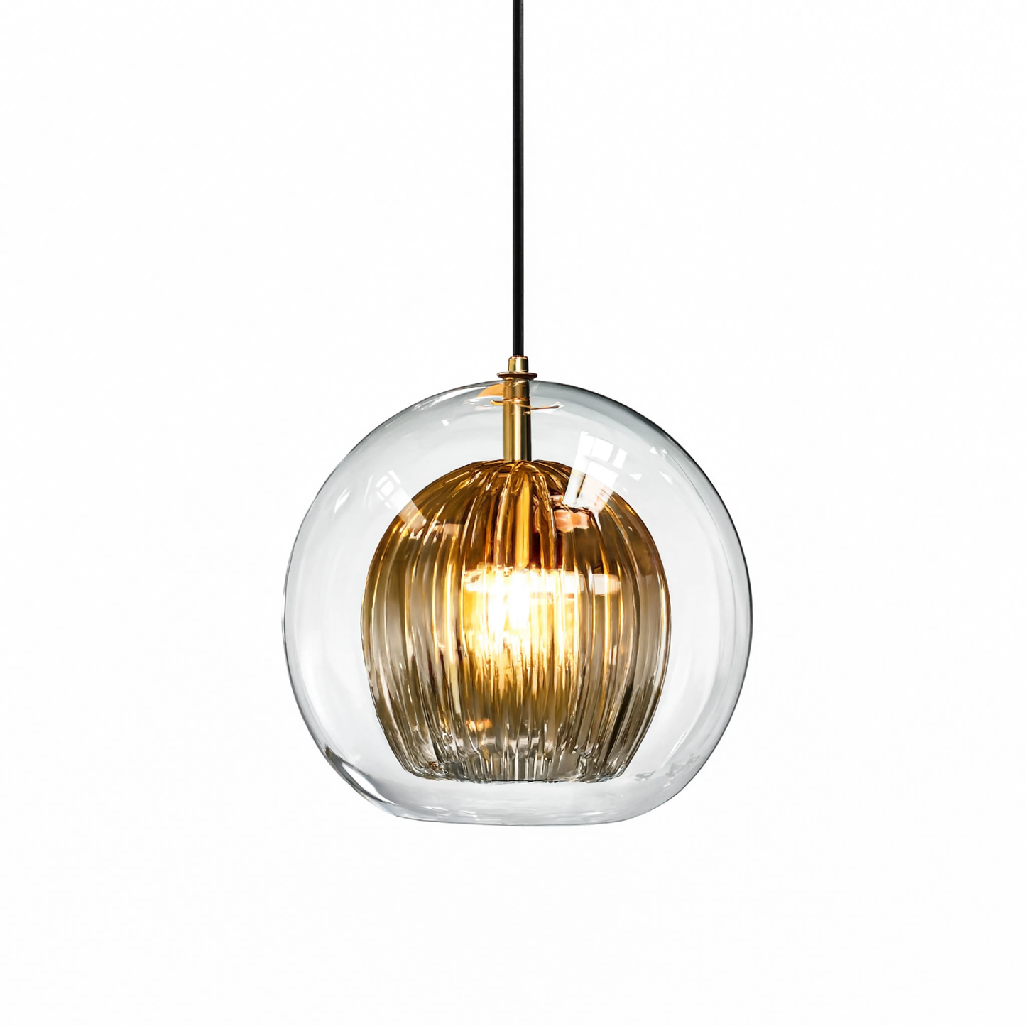 Glass Ball Pendant Light