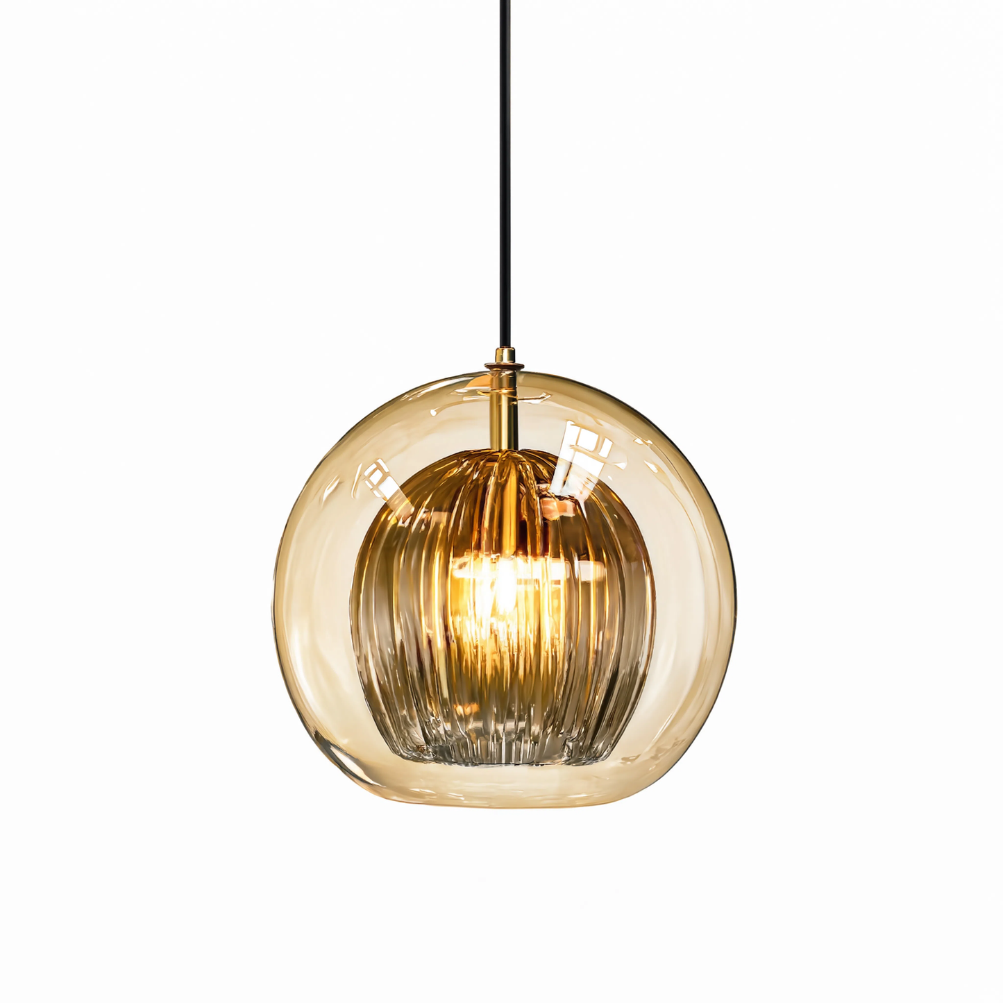 Glass Ball Pendant Light