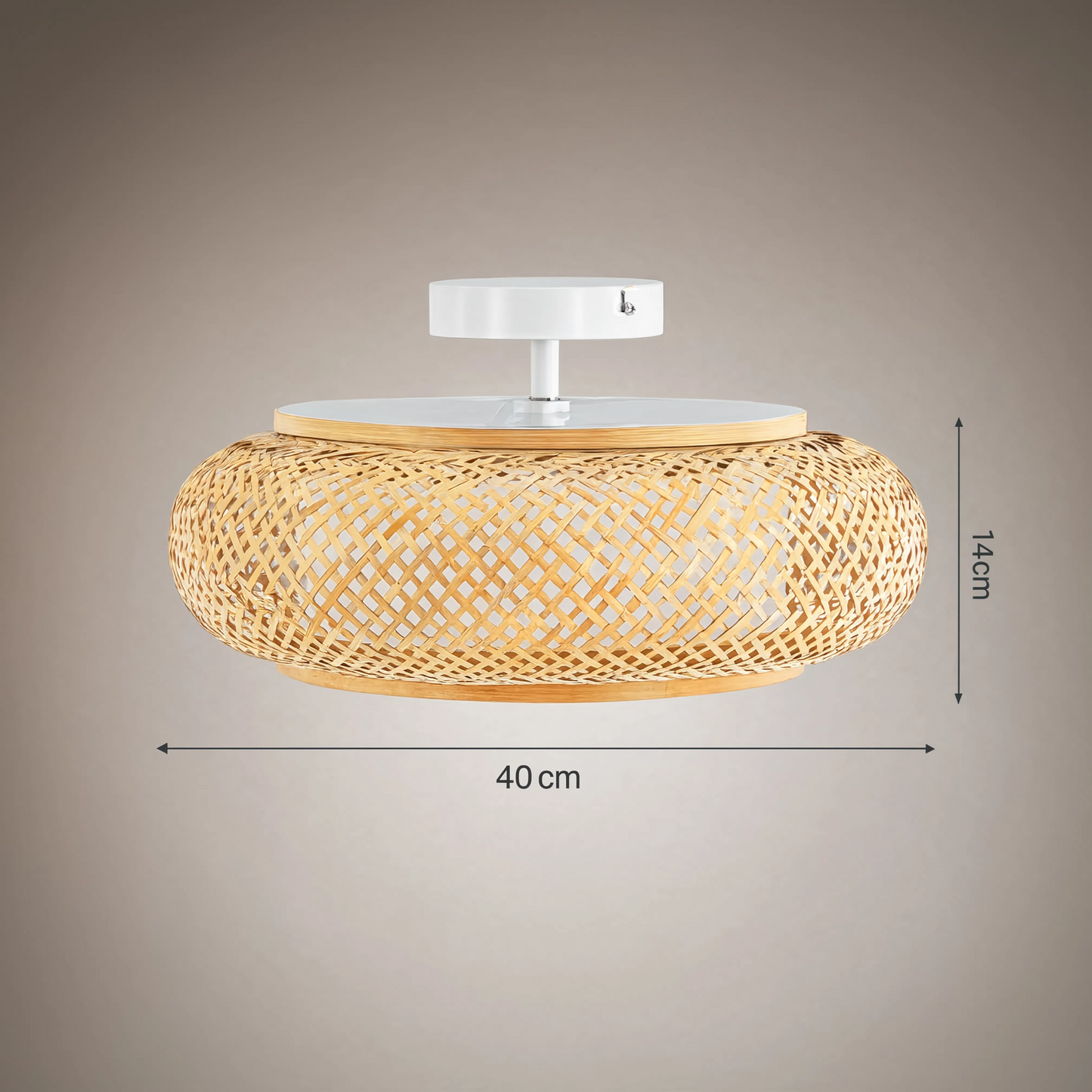 Handwoven Bamboo Rattan Ceiling Light