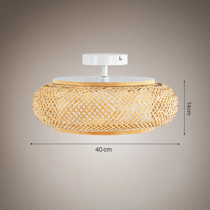 Handwoven Bamboo Rattan Ceiling Light