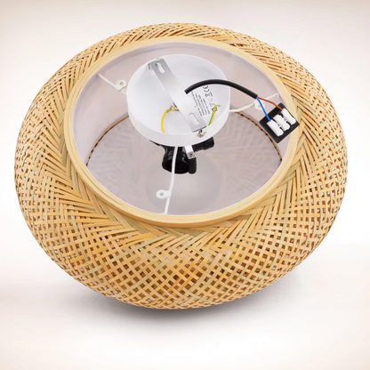 Handwoven Bamboo Rattan Ceiling Light