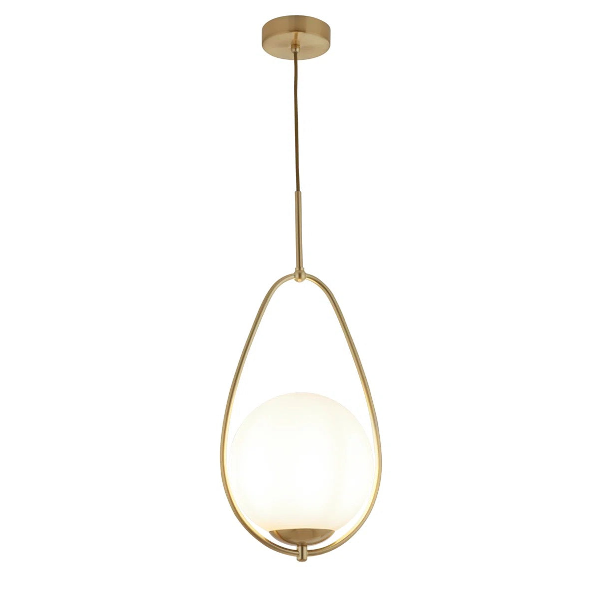 Gold LED Globe Pendant Light | Lunalight