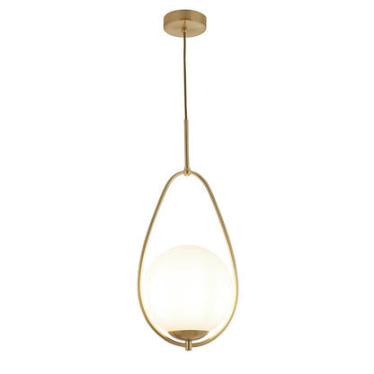 Gold LED Globe Pendant Light | Lunalight