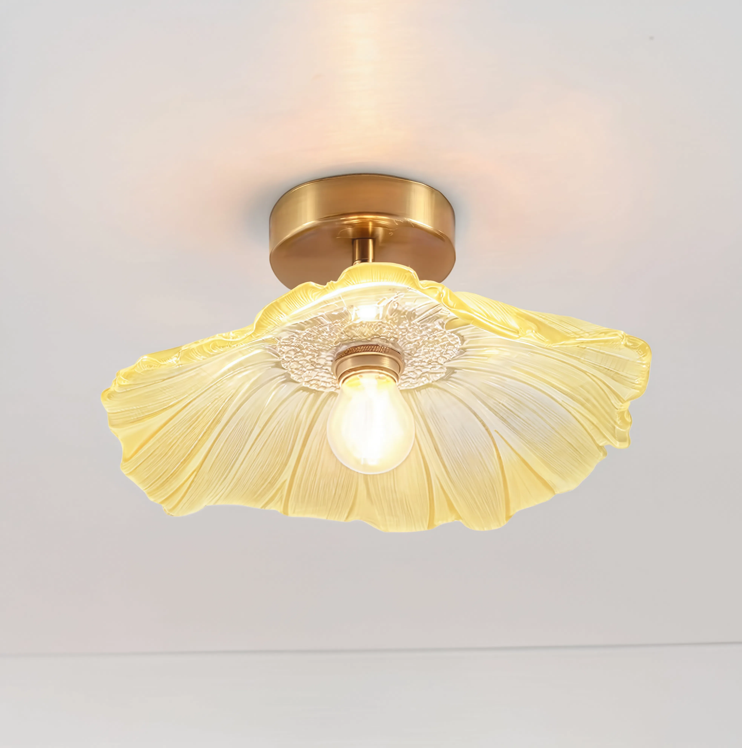 Vintage Flower Glass Pendant Light E27 | Lunalight