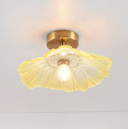 Vintage Flower Glass Pendant Light E27 | Lunalight