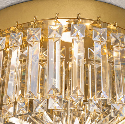 Gold Crystal Ceiling Light 50cm