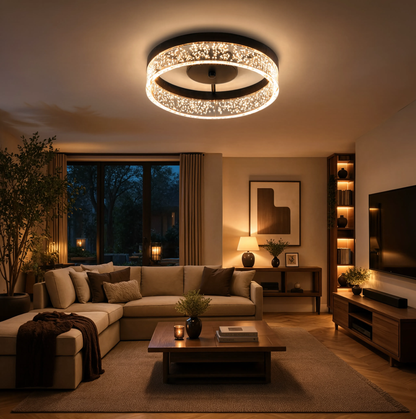 Modern Bubble LED Flush Mount Ceiling Light 30cm Warm White