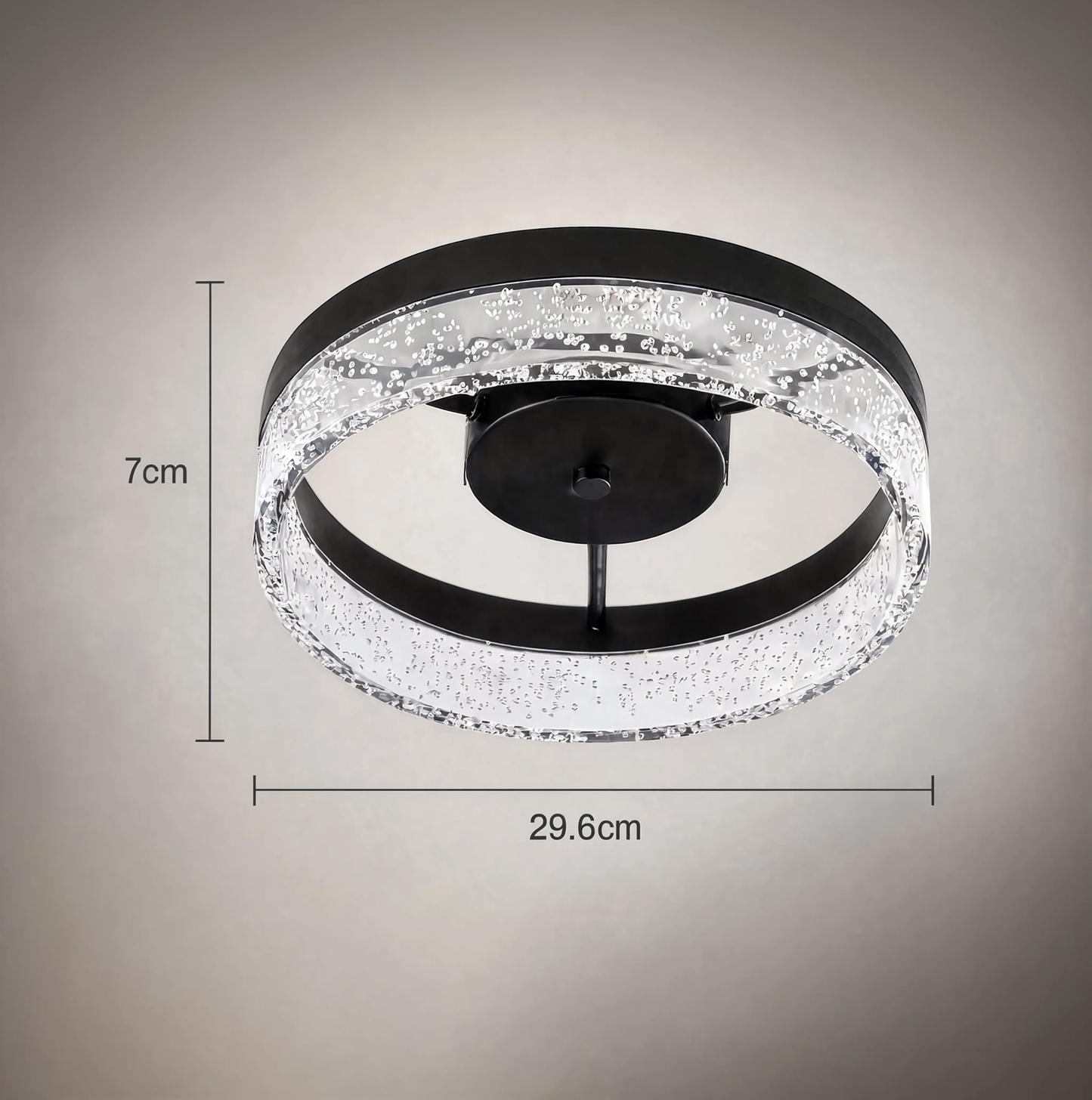 Modern Bubble LED Flush Mount Ceiling Light 30cm Warm White