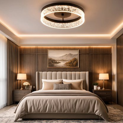 Modern Bubble LED Flush Mount Ceiling Light 30cm Warm White