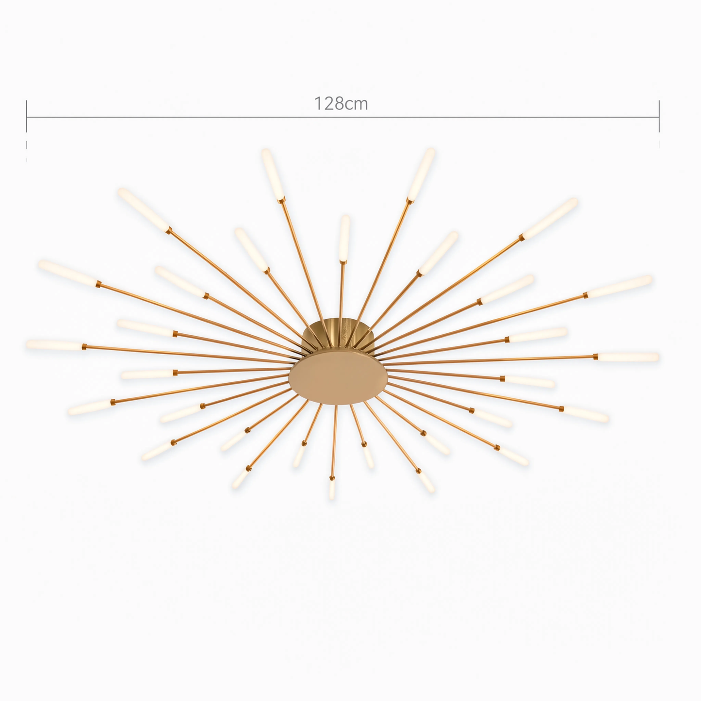 Modern LED Firework Flush Mount Ceiling Light 128cm