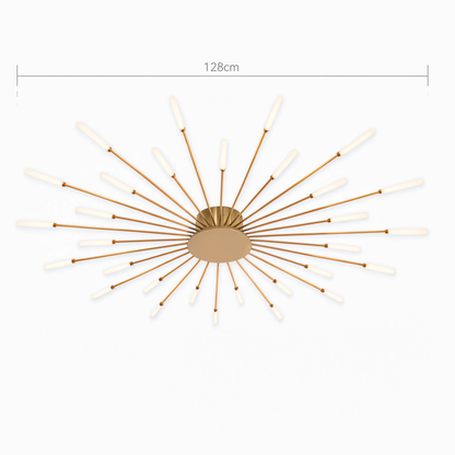 Modern LED Firework Flush Mount Ceiling Light 128cm