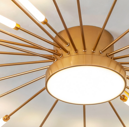 Modern LED Firework Flush Mount Ceiling Light 128cm