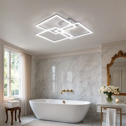 Modern Square LED Ceiling Light Dimmable