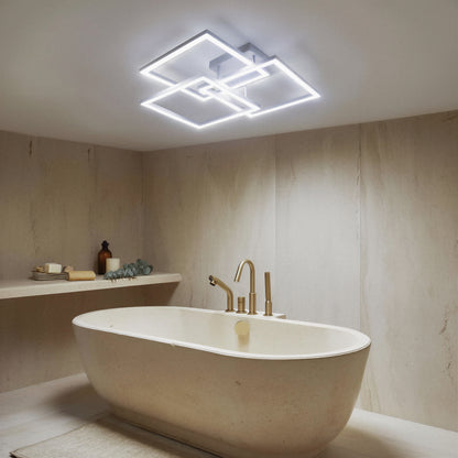 Modern Square LED Ceiling Light Dimmable