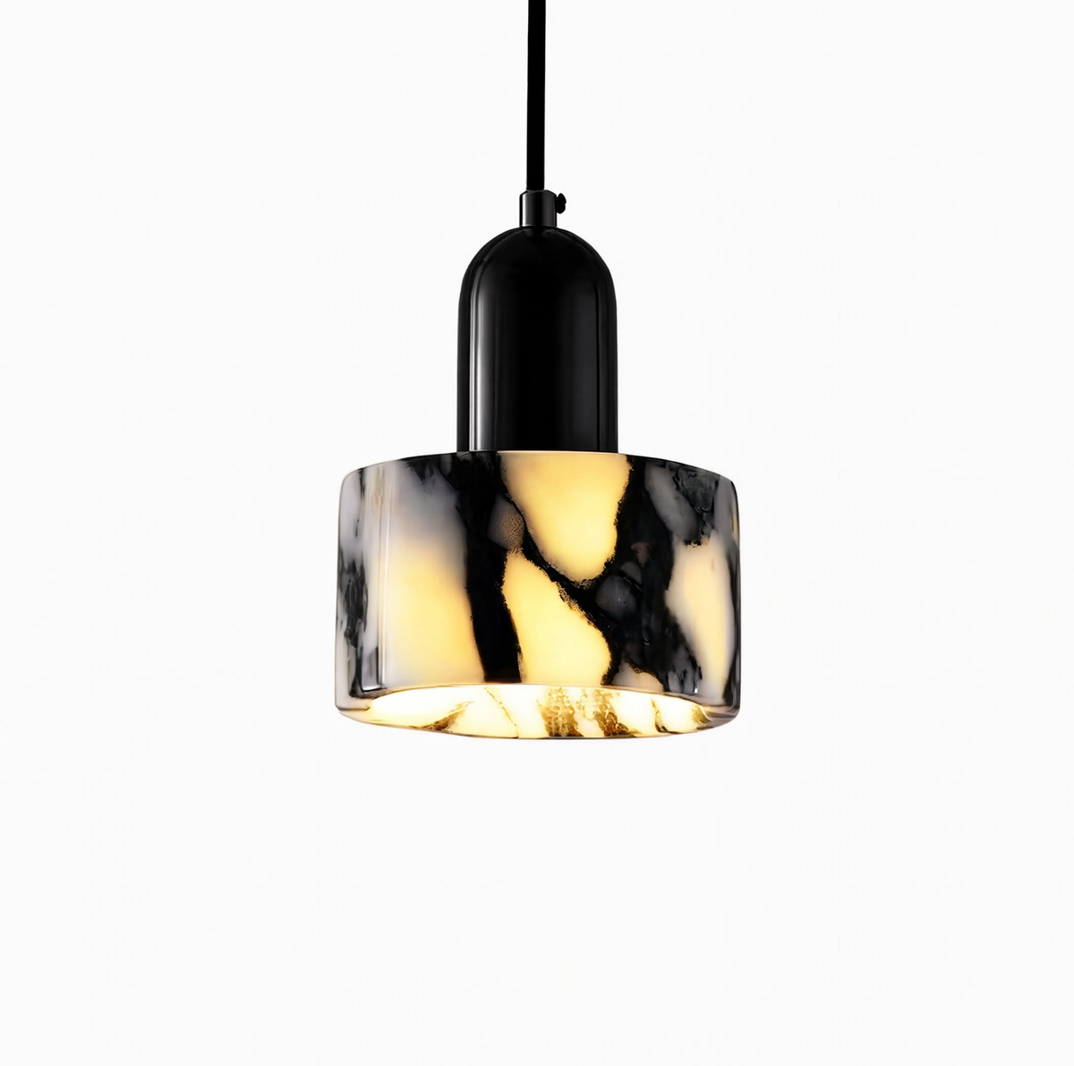 Natural Stone Pendant Light | G4 LED | Touch Switch
