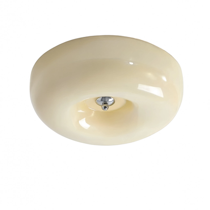 French Retro Round Glass LED Ceiling Light | Lunalight