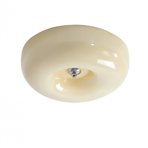 French Retro Round Glass LED Ceiling Light | Lunalight