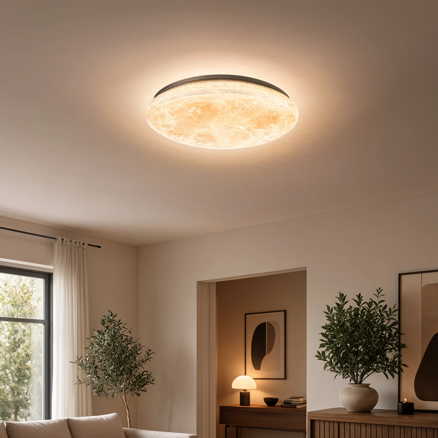 Nordic Moon LED Ceiling Light | Lunalight