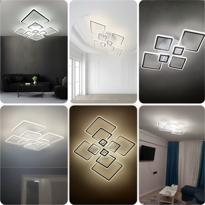Geometric LED Ceiling Light | Lunalight