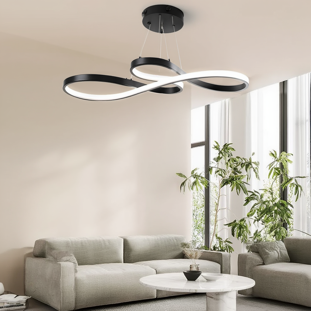 Modern LED Wave Pendant Light Dimmable | Lunalight