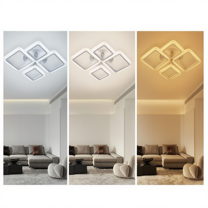 Geometric LED Ceiling Light | Lunalight
