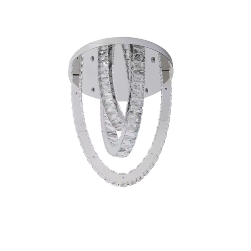 Chrome Crystal Ceiling Light | Lunalight