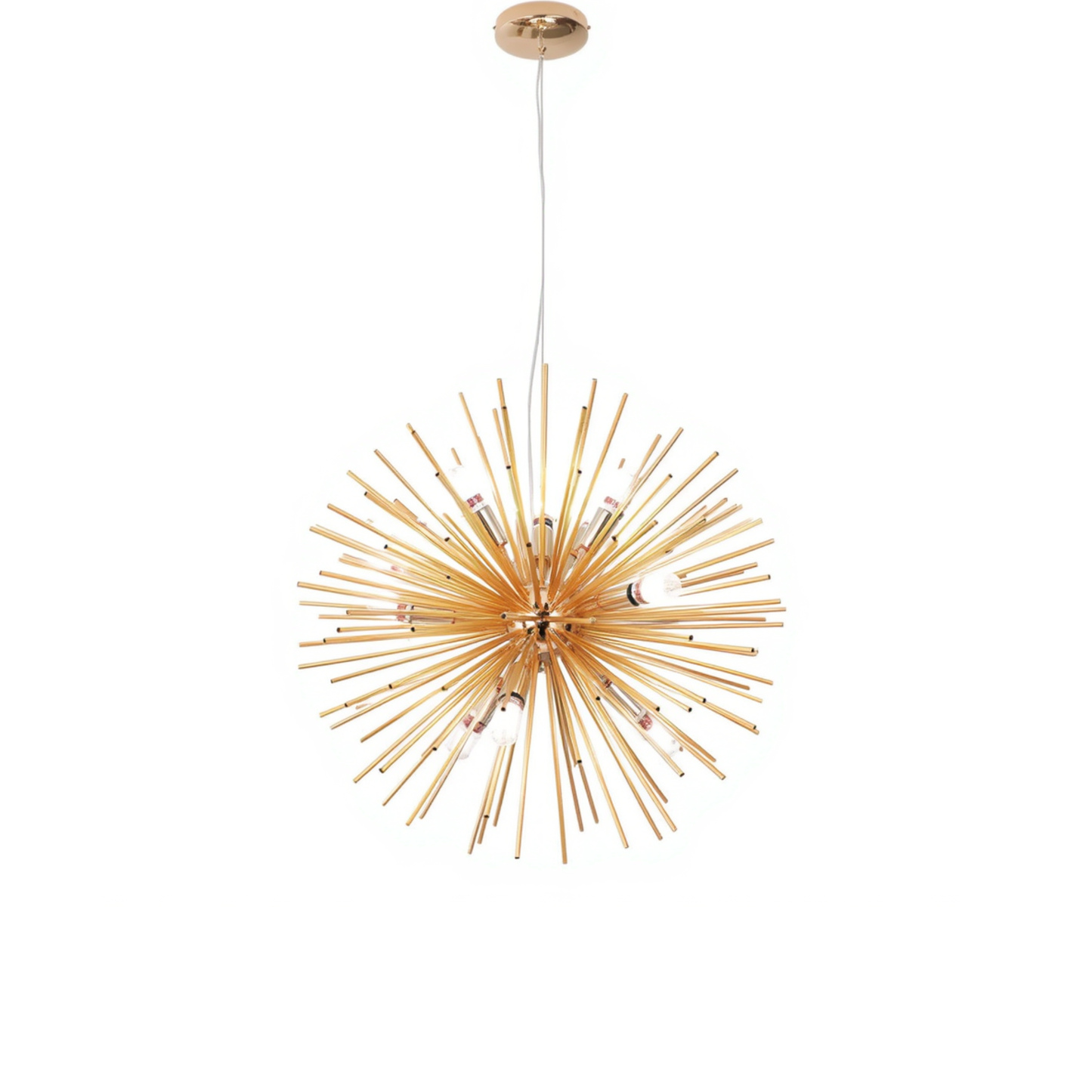 Gold Sputnik Chandelier 9x E14 | Lunalight