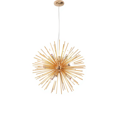 Gold Sputnik Chandelier 9x E14 | Lunalight