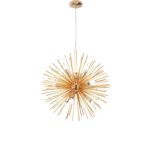 Gold Sputnik Chandelier 9x E14 | Lunalight