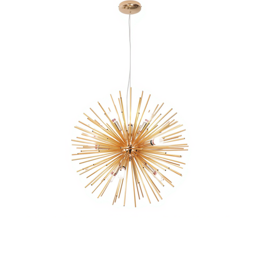 Gold Sputnik Chandelier 9x E14 | Lunalight