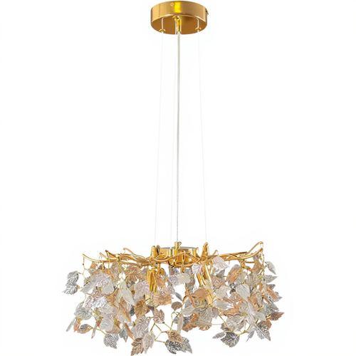 Gold Maple Crystal Pendant Light | Lunalight