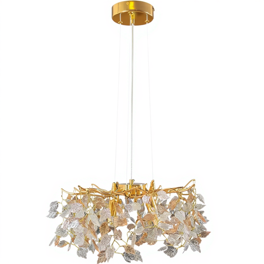 Gold Maple Crystal Pendant Light | Lunalight