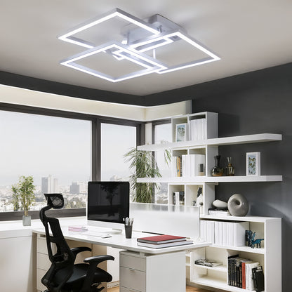 Modern Square LED Ceiling Light Dimmable | Lunalight