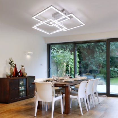Modern Square LED Ceiling Light Dimmable | Lunalight