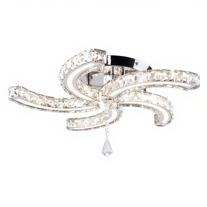Crystal Flower LED Ceiling Light Dimmable | Lunalight