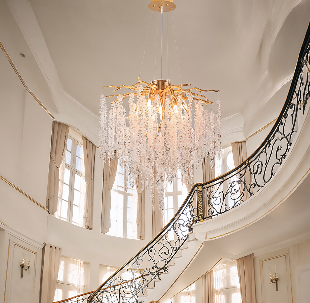Gold Branch Crystal Chandelier 60cm | Lunalight