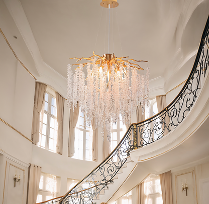 Gold Branch Crystal Chandelier 60cm | Lunalight