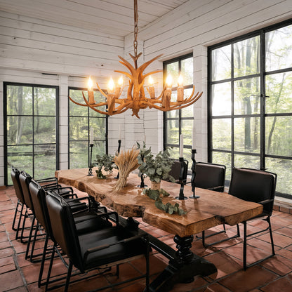 Rustic Antler Chandelier 6-Light | Lunalight